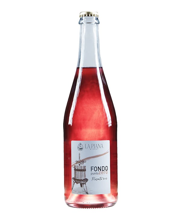 LA PIANA - FONDOPUNTOZERO Rosato Sui Lieviti M.F. 2021 BIO