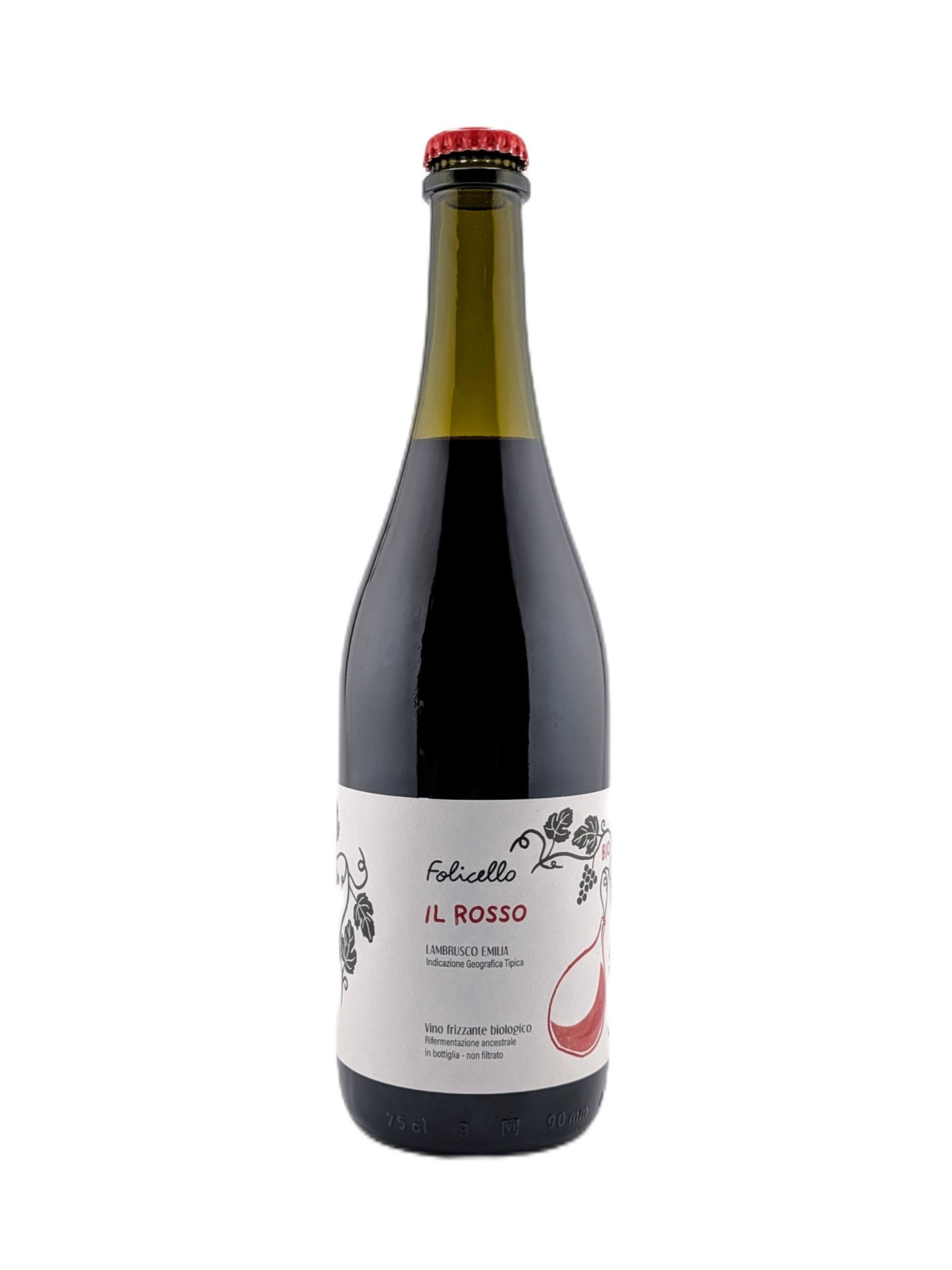 Società Agricola Folicello - IL ROSSO - LAMBRUSCO EMILIA IGT