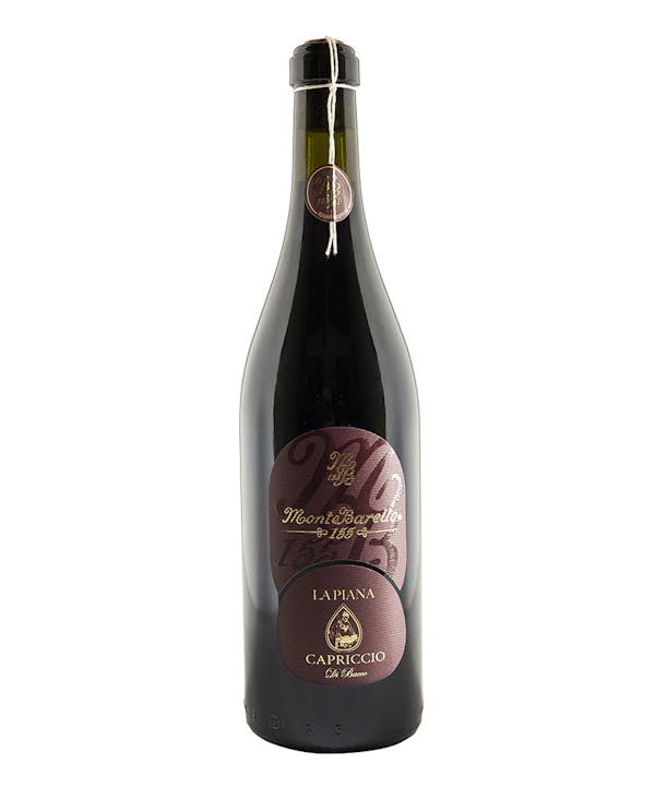 LA PIANA - MONTEBARELLO 155 – LAMBRUSCO GRASPAROSSA DI CASTELVETRO Capriccio di Bacco BIO Senza solfiti aggiunti