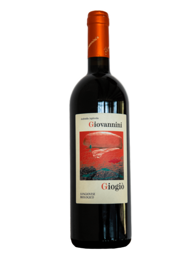 Giogiò Rubicone Sangiovese IGP – Vino Rosso Biologico Affinato in Cemento | Vini Giovannini