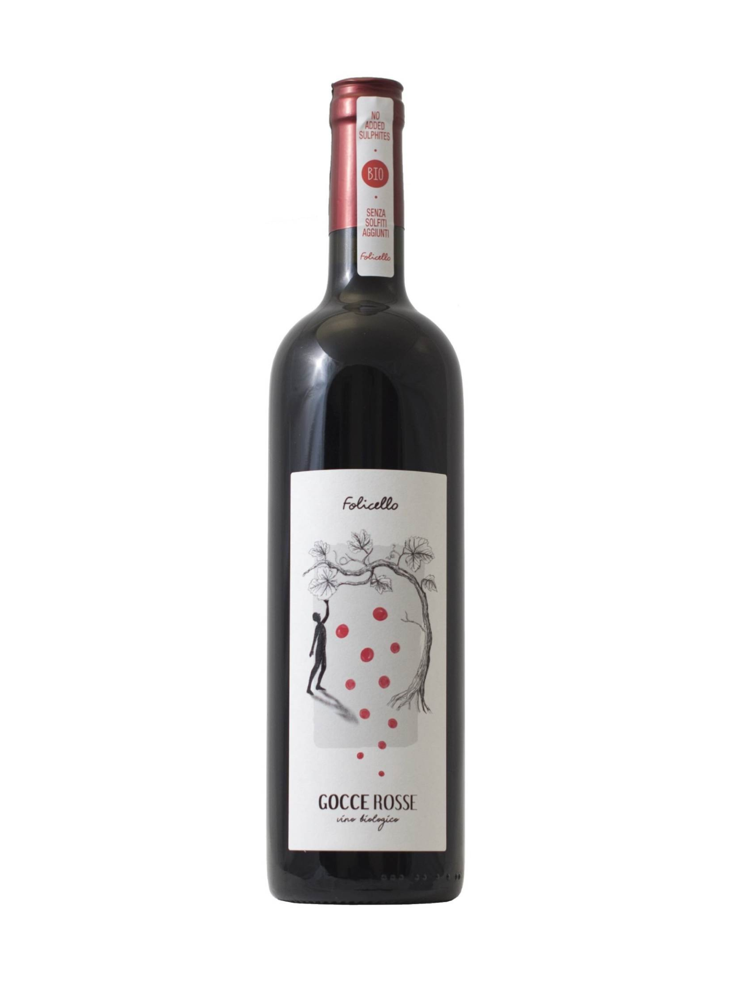 Società Agricola Folicello - GOCCE ROSSE - VINO ROSSO EMILIA IGT fermo
